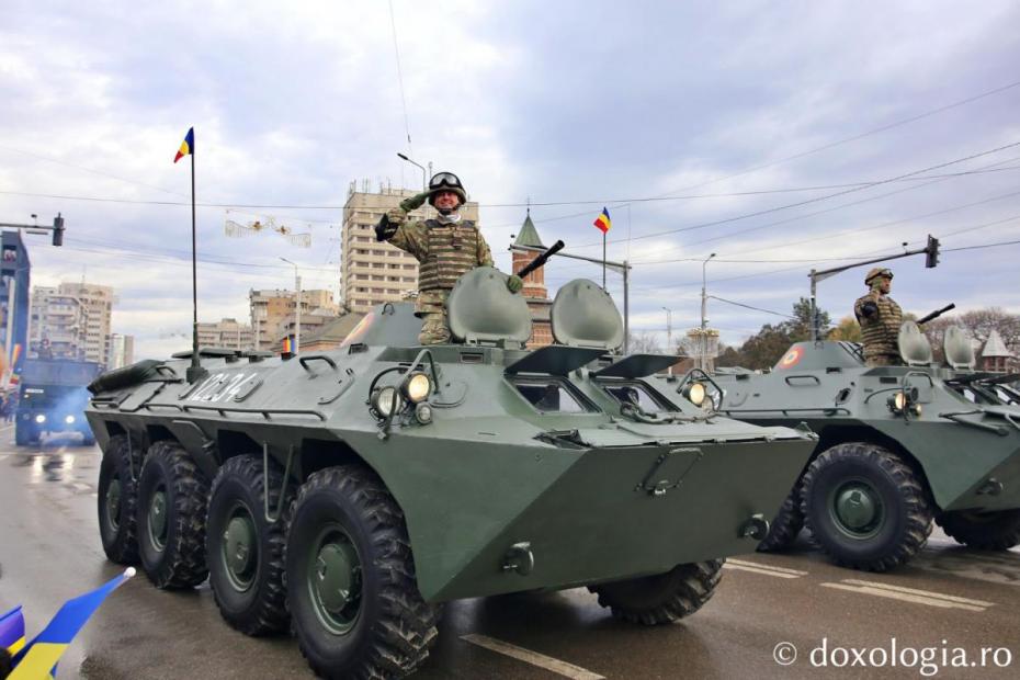 Tehnică militară la parada de 1 Decembrie, la Iași / Foto: Flavius Popa